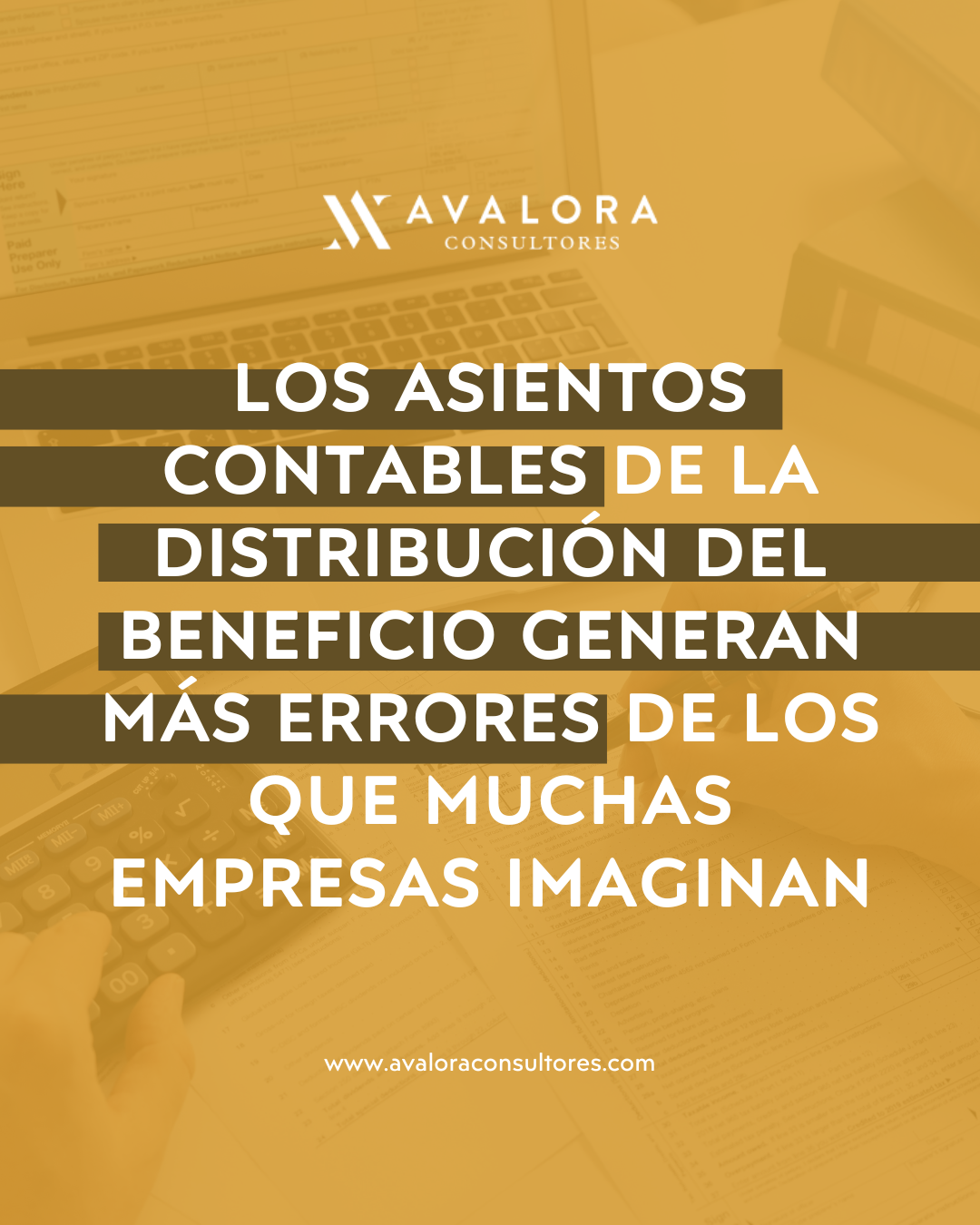 Los asientos contables más conflictivos en la distribución del beneficio de la sociedad avalora consultores