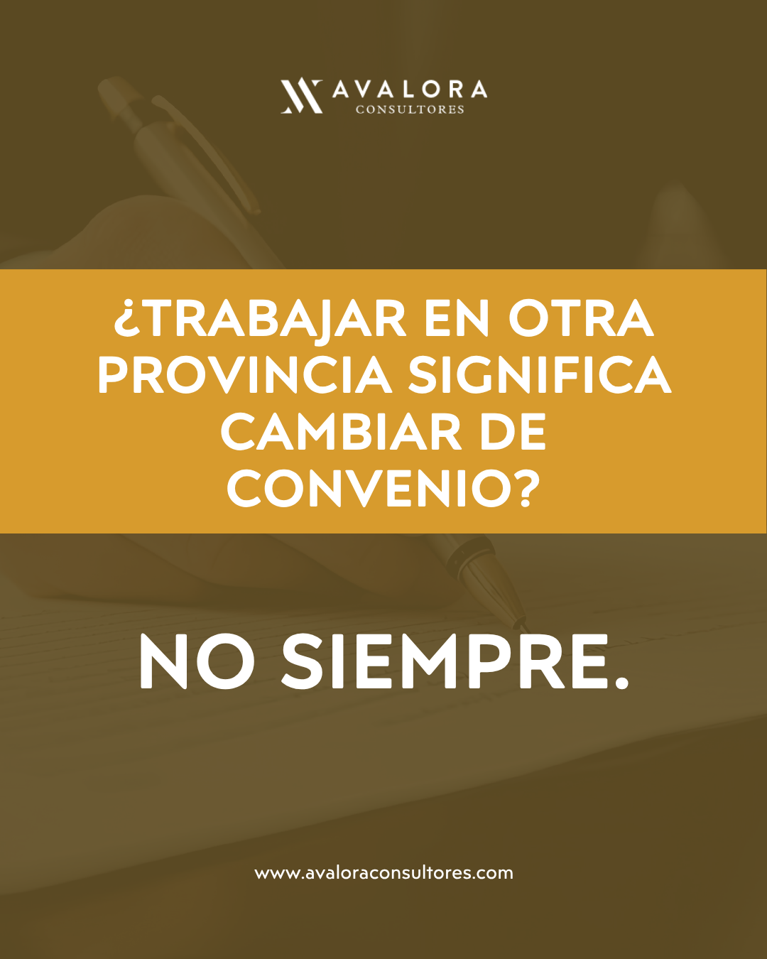 Trabajar en otra provincia no siempre cambia el convenio colectivo aplicable avalora consultores